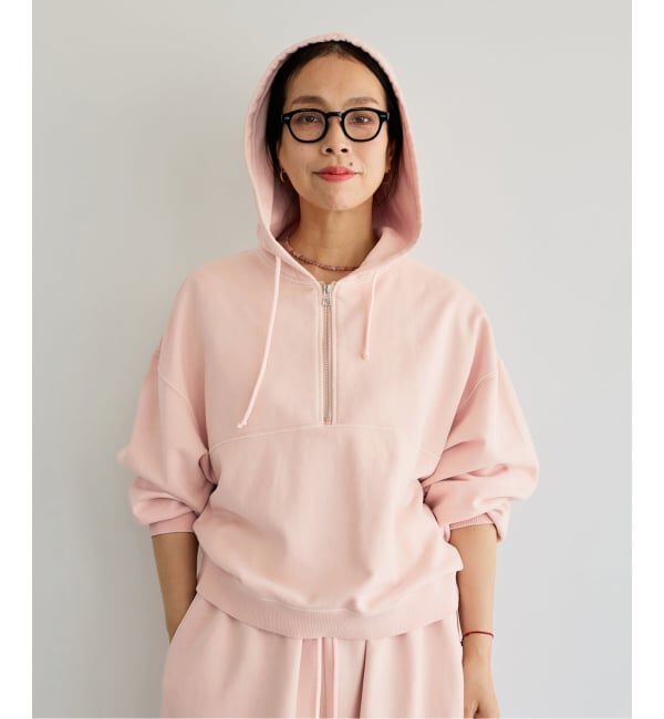 IENA LA BOUCLE「IENA LA BOUCLE ピグメントバイオジップパーカー」|パーカー|