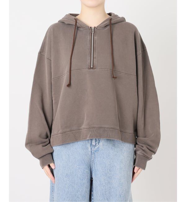IENA LA BOUCLE「IENA LA BOUCLE ピグメントバイオジップパーカー」|パーカー|