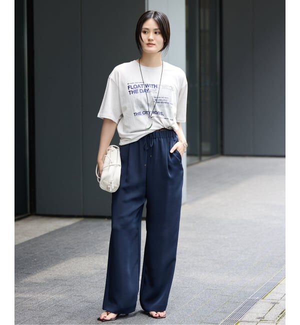 IENA「LOGOプリント PHOTO Tシャツ」|Tシャツ・カットソー|