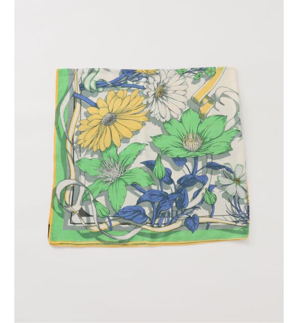 VERMEIL par iena「manipuri インドストール スローイングブーケ 120x120cm 163333007」|ストール|