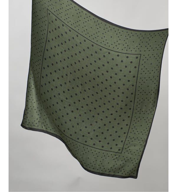 VERMEIL par iena「manipuri インドストール ジオメドット 120x120cm 163333009」|ストール|