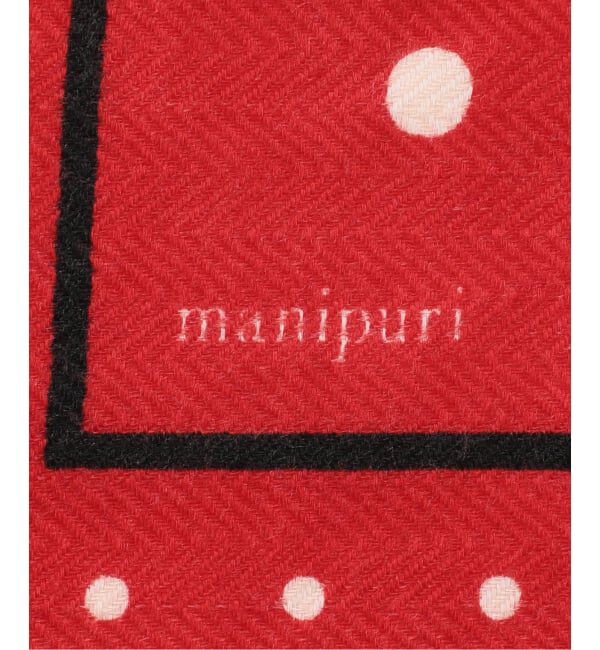 VERMEIL par iena「manipuri インドストール ジオメドット 120x120cm 163333009」|ストール|