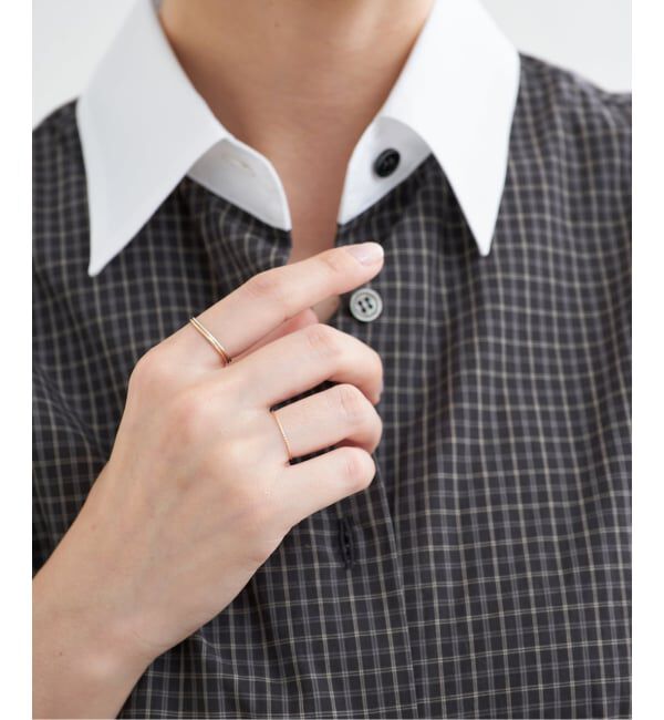 IENA「《追加予約》IENA 10K cuff ring twist」|リング|
