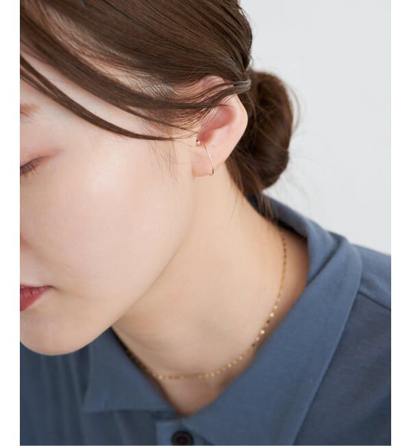 IENA「《追加予約》IENA 10K cuff ring pearl」|リング|