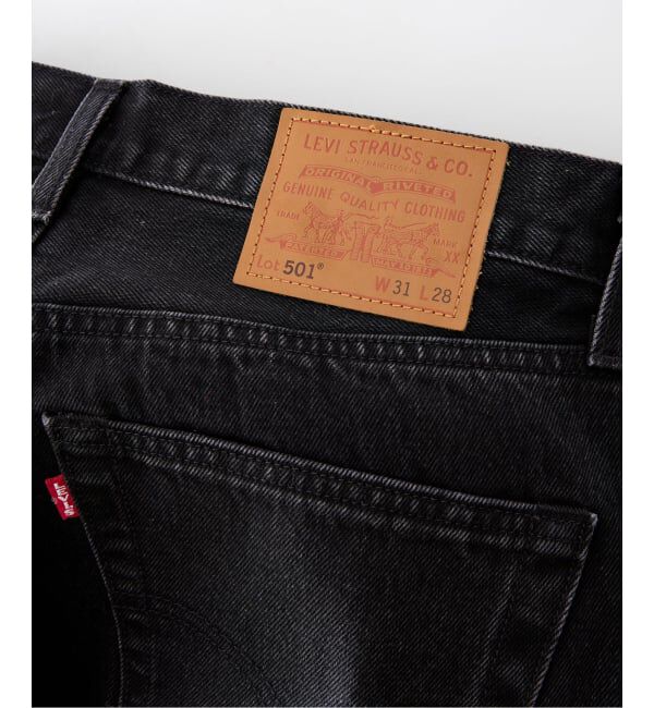 EDIFICE「LEVI&rsquo;S(R)/リーバイス 別注 501 ブラック（L28）」|デニム|