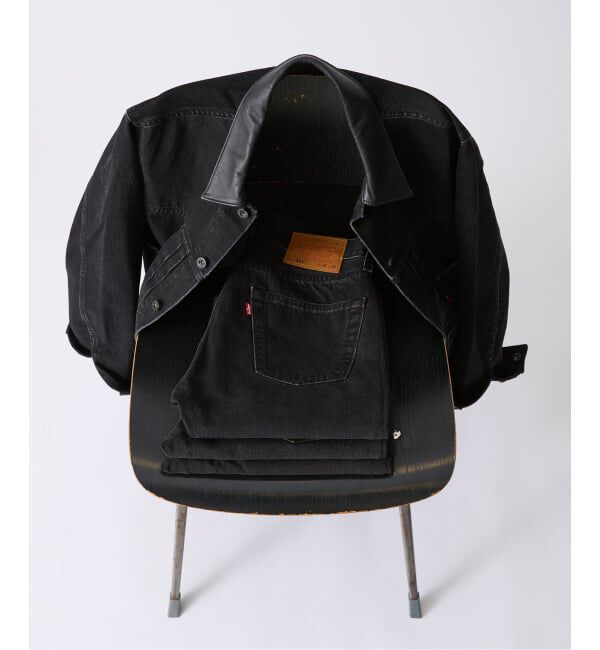 EDIFICE「LEVI&rsquo;S(R)/リーバイス 別注 501 ブラック（L28）」|デニム|