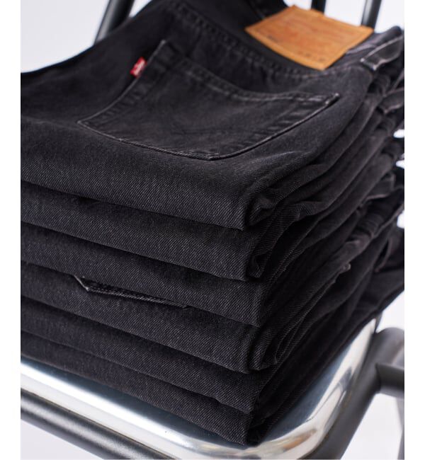 EDIFICE「LEVI&rsquo;S(R)/リーバイス 別注 501 ブラック（L28）」|デニム|