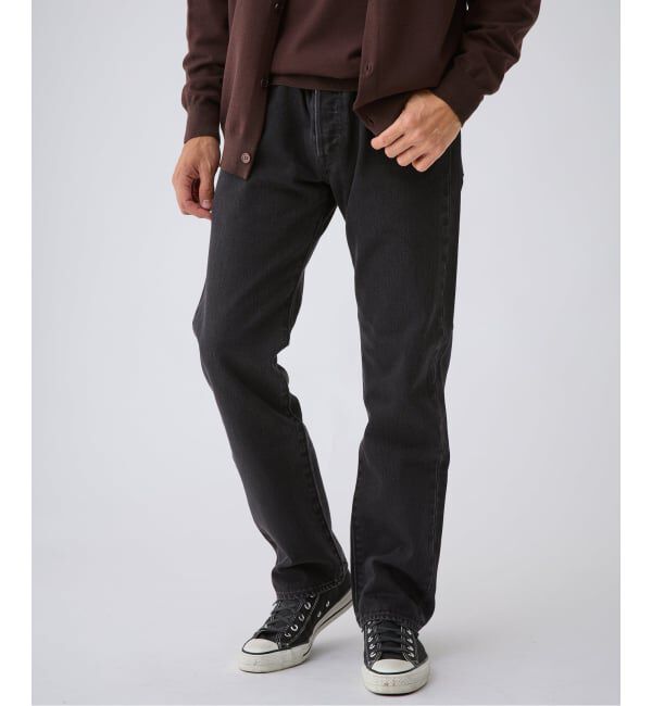 EDIFICE「LEVI&rsquo;S(R)/リーバイス 別注 501 ブラック（L28）」|デニム|