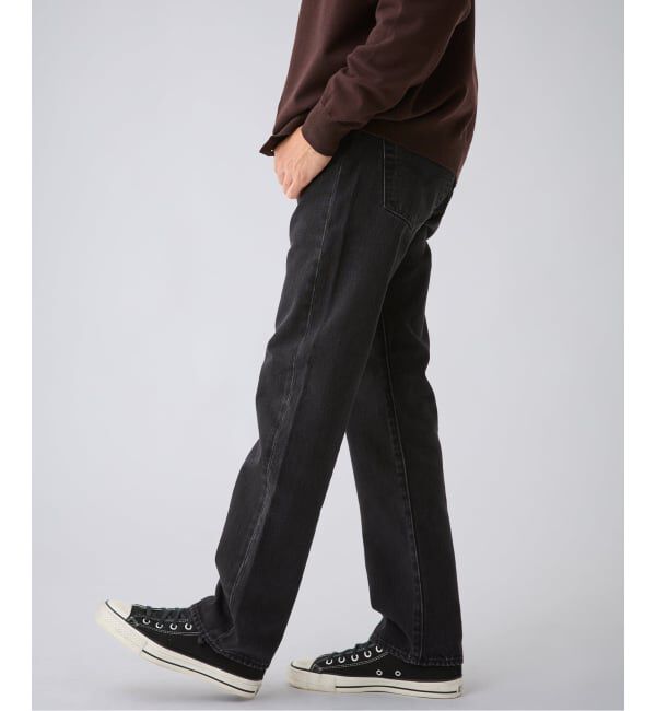 EDIFICE「LEVI&rsquo;S(R)/リーバイス 別注 501 ブラック（L28）」|デニム|