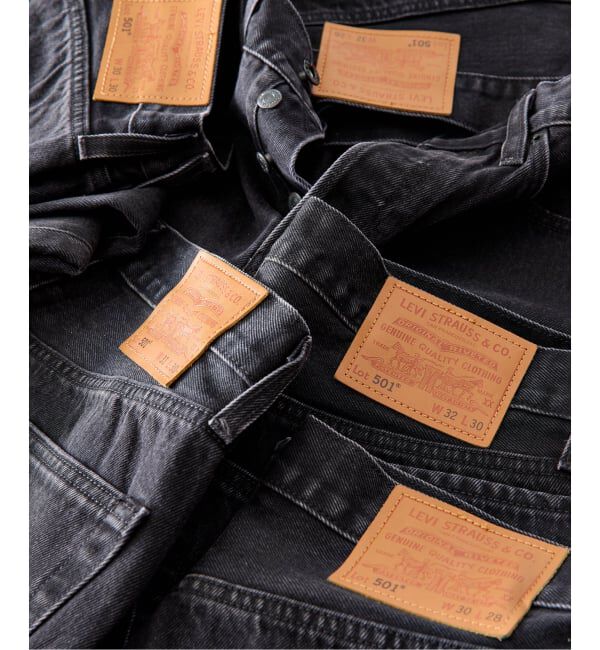 EDIFICE「LEVI&rsquo;S(R)/リーバイス(R) 別注 501 ブラック（L30）」|デニム|