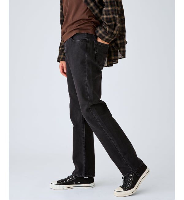 EDIFICE「LEVI&rsquo;S(R)/リーバイス(R) 別注 501 ブラック（L30）」|デニム|