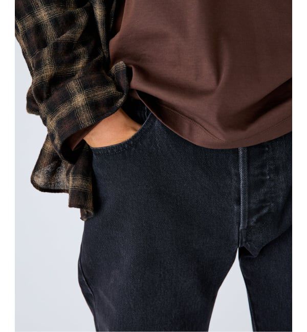 EDIFICE「LEVI&rsquo;S(R)/リーバイス(R) 別注 501 ブラック（L30）」|デニム|