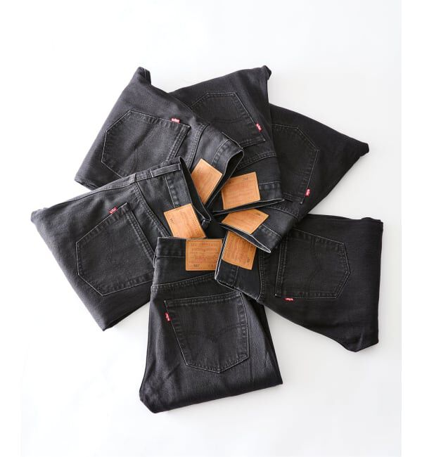 EDIFICE「LEVI&rsquo;S(R)/リーバイス(R) 別注 501 ブラック（L30）」|デニム|