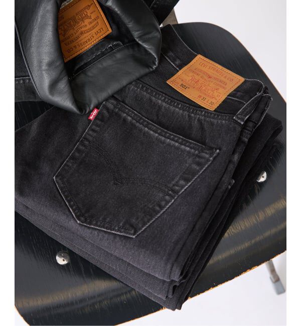 EDIFICE「LEVI&rsquo;S(R)/リーバイス(R) 別注 501 ブラック（L30）」|デニム|