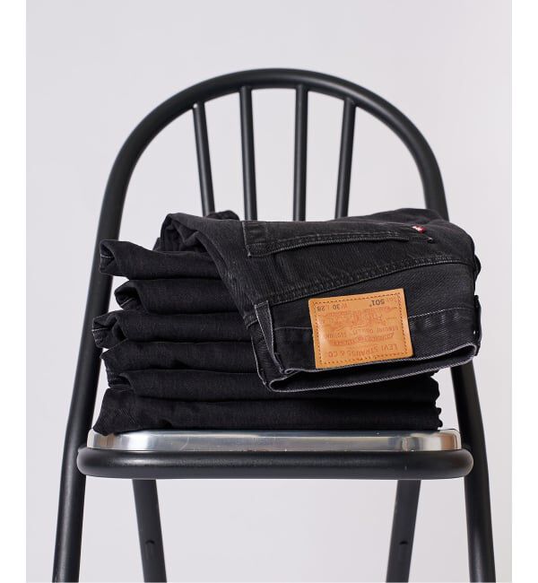 EDIFICE「LEVI&rsquo;S(R)/リーバイス(R) 別注 501 ブラック（L30）」|デニム|