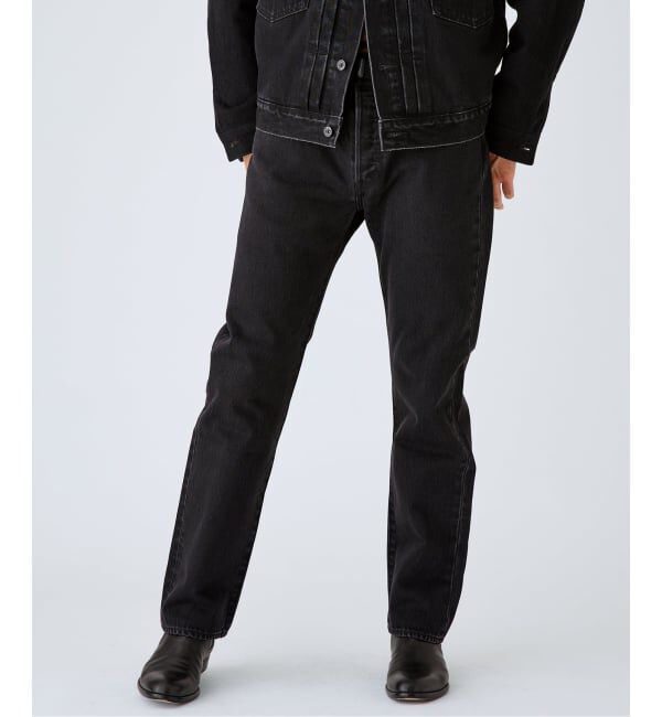 EDIFICE「LEVI&rsquo;S(R)/リーバイス(R) 別注 501 ブラック（L30）」|デニム|