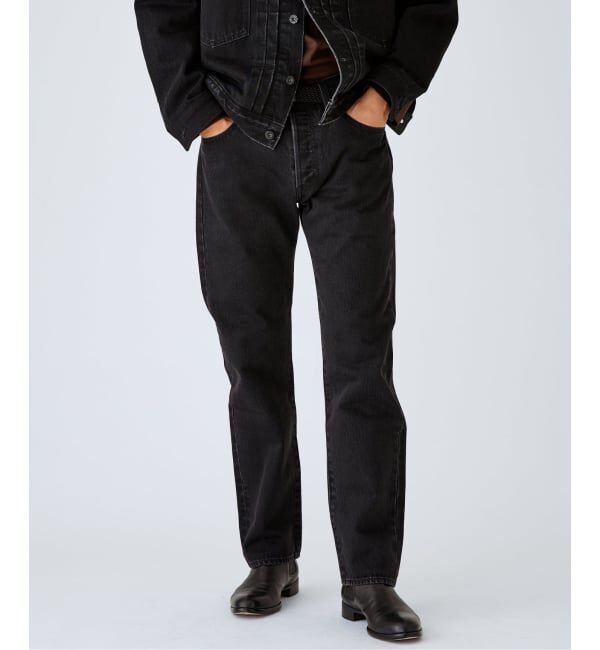 EDIFICE「LEVI&rsquo;S(R)/リーバイス(R) 別注 501 ブラック（L30）」|デニム|