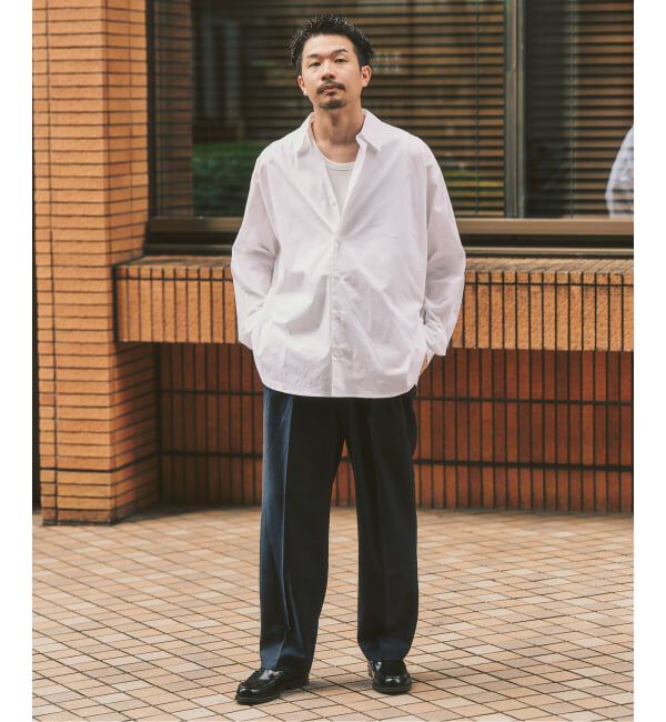 417 EDIFICE「TWツイル 2タックパンツ &rdquo;セットアップ着用可能&rdquo;」|スラックス|