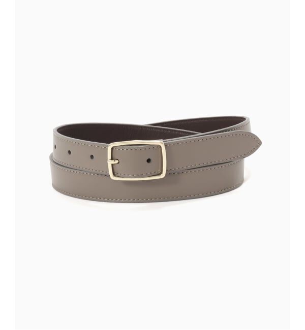 EDIFICE「MONFRINI SQUARE BUCKLE ベルト」|ベルト|ベージュ