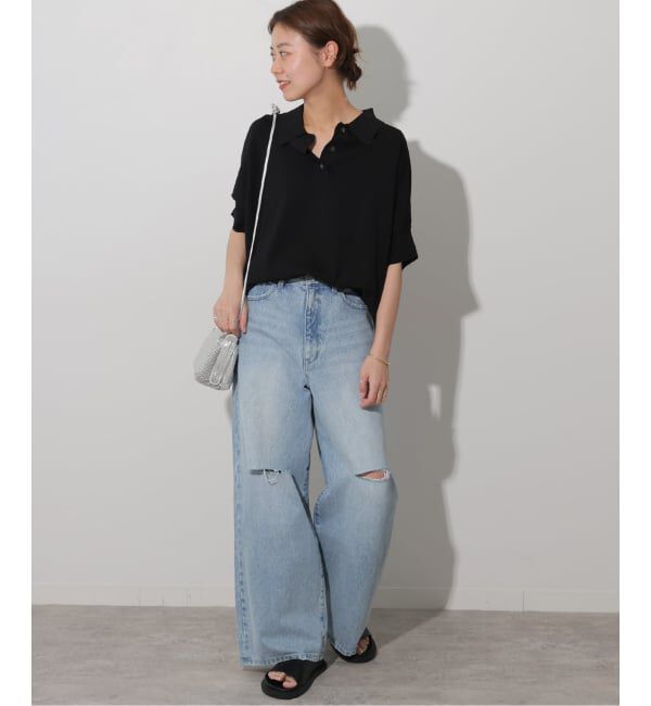 JOURNAL STANDARD relume「《追加6》ウォッシャブルニットポロシャツ」|ニット・セーター|