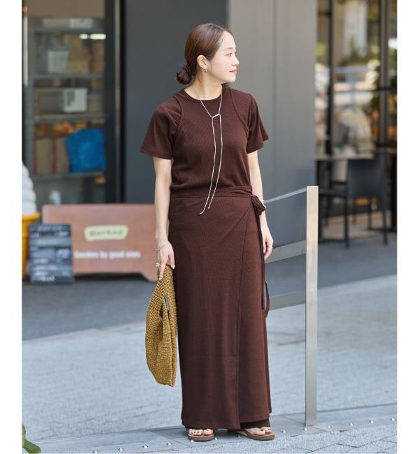 JOURNAL STANDARD「《追加》マルチマッチ スラブリブ ラップスカート」|Tシャツ・カットソー|