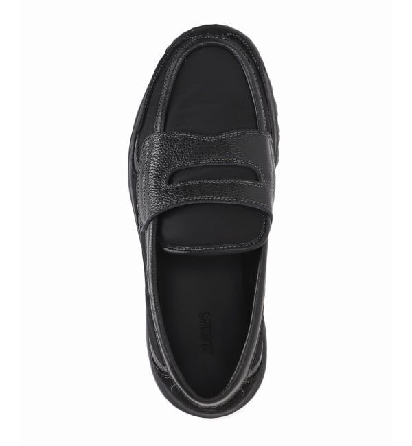 journal standard L'essage「ALOHAS/アロハス Tb.60 Black Leather Sneakers ローファースニーカー」|ローファー|