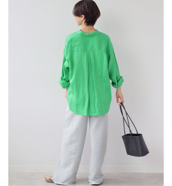 JOURNAL STANDARD relume「《追加3 / 新色》カラーリネンオーバーサイズシャツ」|シャツ・ブラウス|