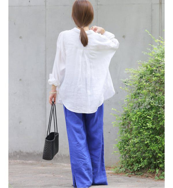 JOURNAL STANDARD relume「《追加3 / 新色》カラーリネンオーバーサイズシャツ」|シャツ・ブラウス|