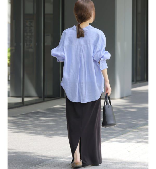 JOURNAL STANDARD relume「《追加3 / 新色》カラーリネンオーバーサイズシャツ」|シャツ・ブラウス|