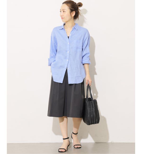 JOURNAL STANDARD relume「《追加3 / 新色》カラーリネンオーバーサイズシャツ」|シャツ・ブラウス|
