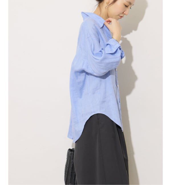JOURNAL STANDARD relume「《追加3 / 新色》カラーリネンオーバーサイズシャツ」|シャツ・ブラウス|