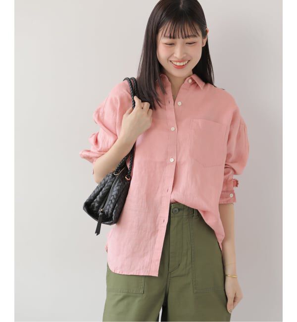 JOURNAL STANDARD relume「《追加3 / 新色》カラーリネンオーバーサイズシャツ」|シャツ・ブラウス|