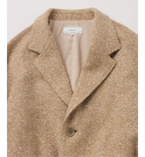 JOURNAL STANDARD「《予約》【FOLL / フォル】fine homespun tweed chester coat」|チェスターコート|