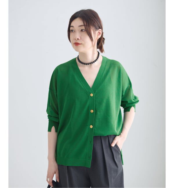 journal standard L'essage「《手洗い可》ATACAMAシアーカーディガン」|カーディガン|