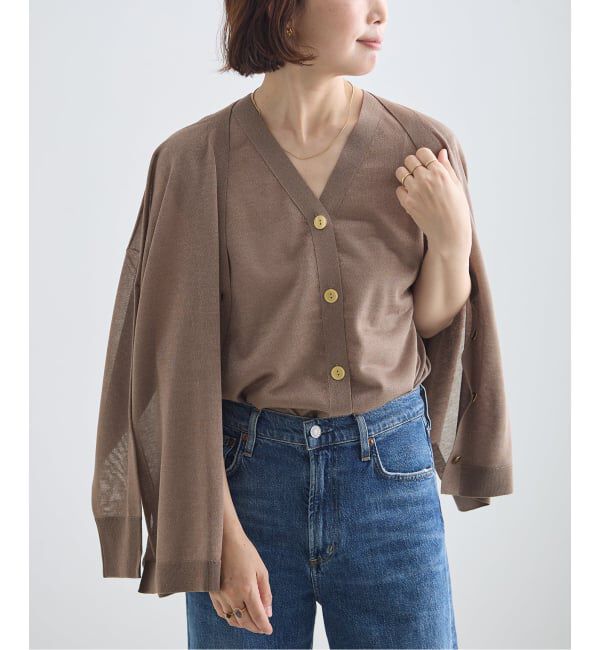 journal standard L'essage「《手洗い可》ATACAMAシアーカーディガン」|カーディガン|