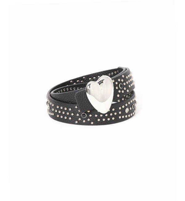 journal standard L'essage「A VACATION/ア バケーション HEART30 STONE STUDS SV ベルト」|ベルト|