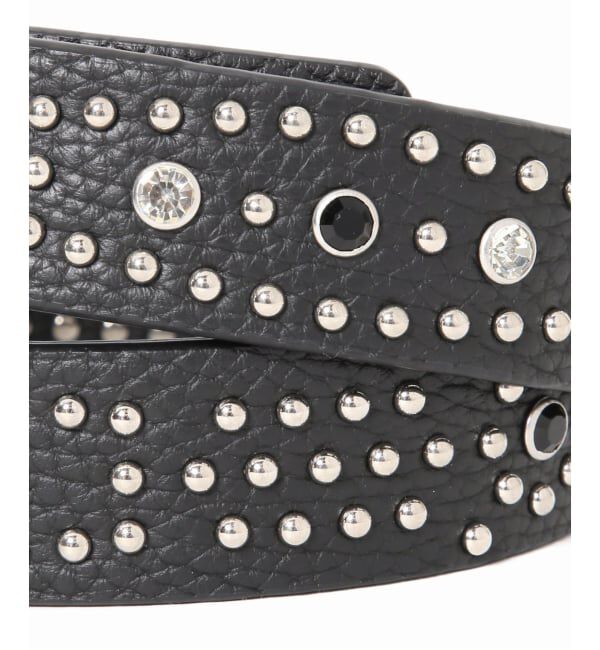 journal standard L'essage「A VACATION/ア バケーション HEART30 STONE STUDS SV ベルト」|ベルト|