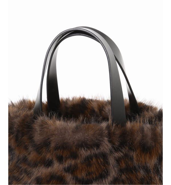 JOURNAL STANDARD relume「《WEB・一部店舗限定》relumeレオパードファーバッグ」|ハンドバッグ|