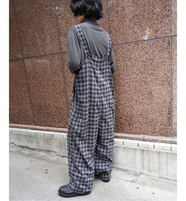 journal standard luxe「シャギーチェック フィッシャーオーバーオール」|オールインワン|