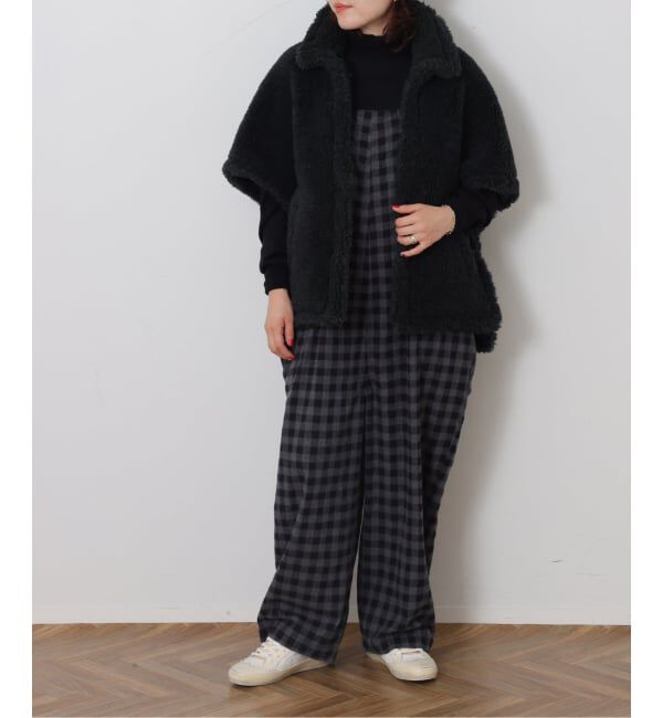 journal standard luxe「シャギーチェック フィッシャーオーバーオール」|オールインワン|