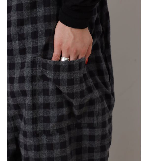 journal standard luxe「シャギーチェック フィッシャーオーバーオール」|オールインワン|