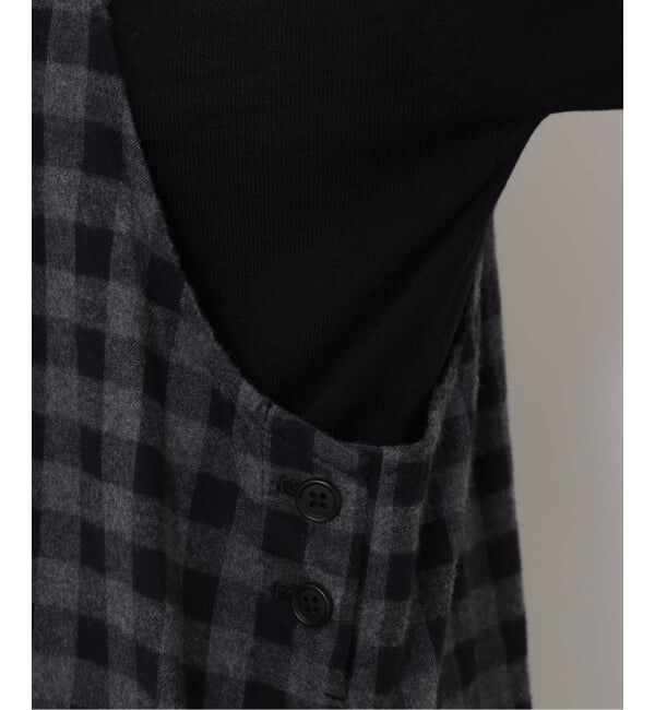 journal standard luxe「シャギーチェック フィッシャーオーバーオール」|オールインワン|
