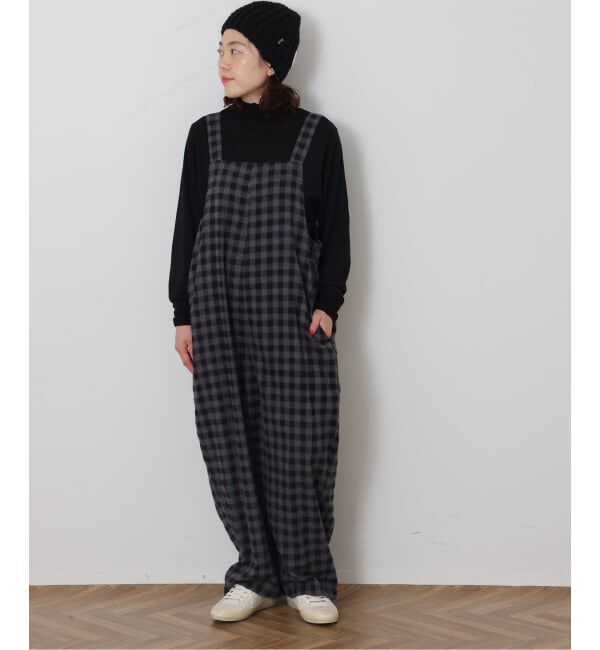 journal standard luxe「シャギーチェック フィッシャーオーバーオール」|オールインワン|