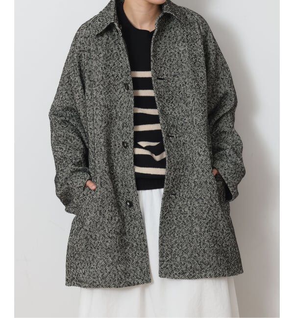journal standard luxe「《予約》ライクツィード ステンコート」|ステンカラーコート|
