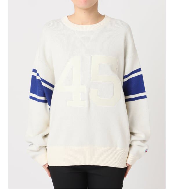 JOURNAL STANDARD「別注【RUSSELL ATHLETIC*JM for JS】スウェットライクニット」|ニット・セーター|