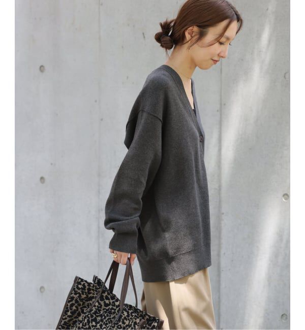 JOURNAL STANDARD relume「《一部WEB限定追加予約2》ジャガードルーズニットカーディガン」|カーディガン|