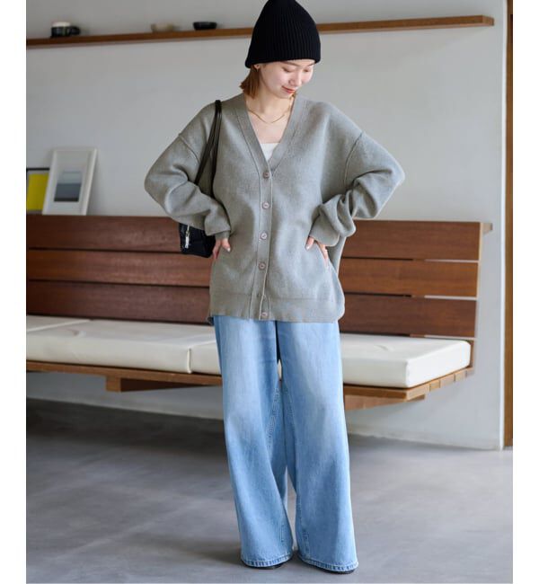 JOURNAL STANDARD relume「《一部WEB限定追加予約2》ジャガードルーズニットカーディガン」|カーディガン|