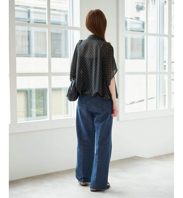 U by SPICK&SPAN「《WEB限定 / 追加》ハイライズストレートデニム」|デニム|
