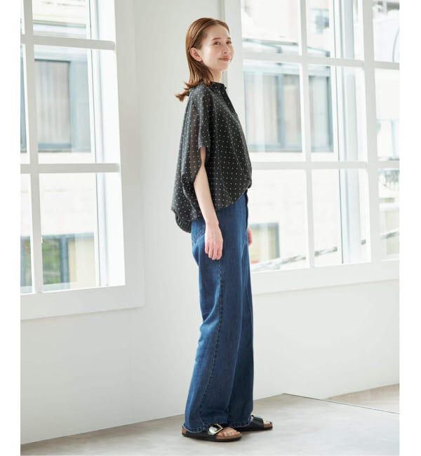 U by SPICK&SPAN「《WEB限定 / 追加》ハイライズストレートデニム」|デニム|