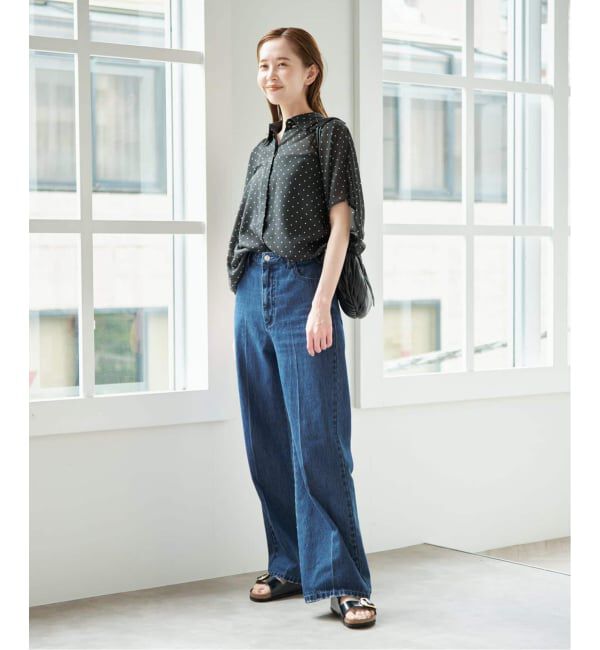 U by SPICK&SPAN「《WEB限定 / 追加》ハイライズストレートデニム」|デニム|